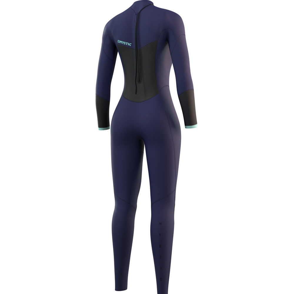 Star Fullsuit 5/3mm bleu nuit fermeture dos combinaison femme