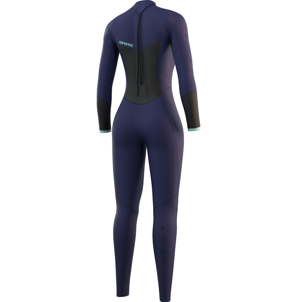 Star Fullsuit 3/2mm bleu nuit fermeture dos combinaison femme