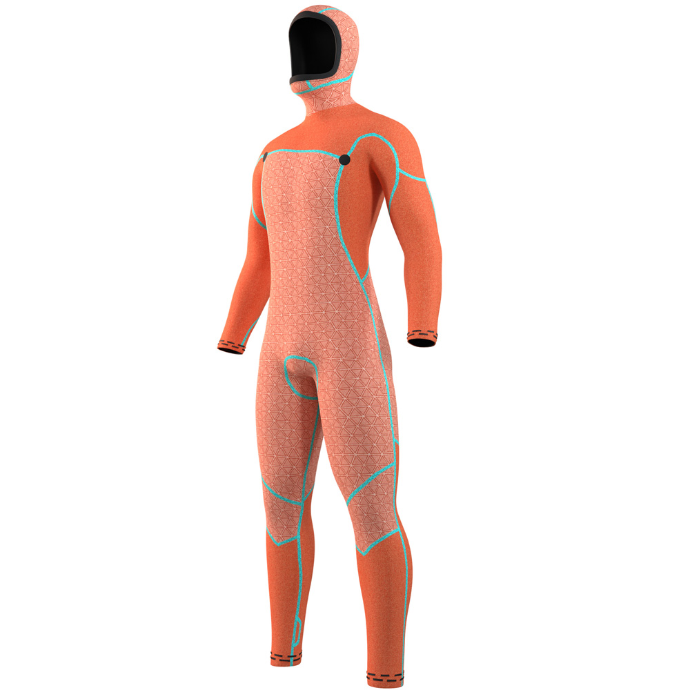 Mystic Voltt Hooded fullsuit 6/4/3 mm homme fermeture dos noir 3