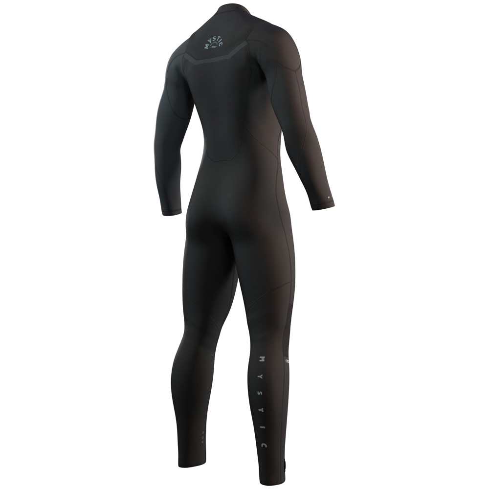 Mystic Marshall fullsuit 5/3 mm homme fermeture buste noir/gris 2
