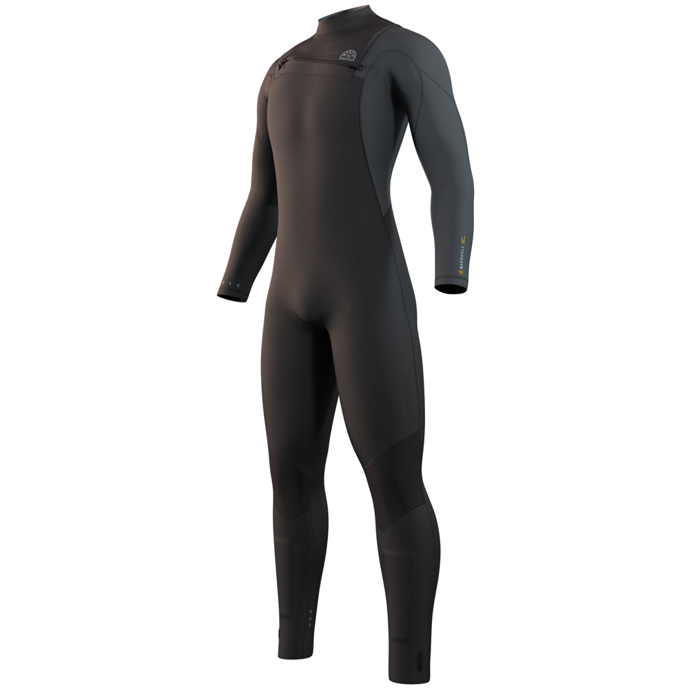 Mystic Marshall fullsuit 4/3mm homme fermeture buste noir/gris foto 1