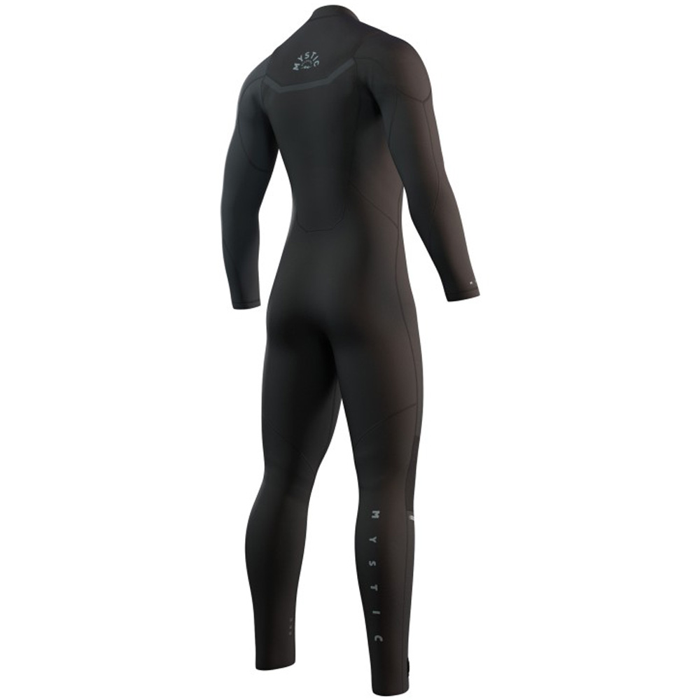 Mystic Marshall fullsuit 3/2mm homme fermeture buste noir/gris 2