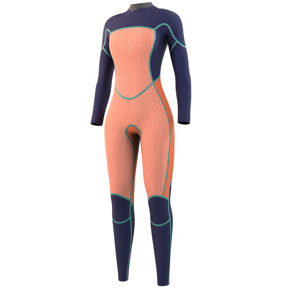 Mystic Jayde fullsuit 5/4mm femme double fermeture gris foncé 3