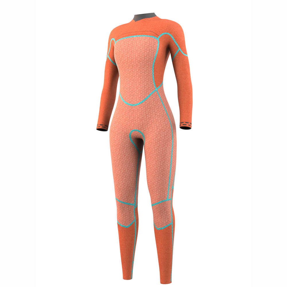 Mystic Gem fullsuit 5/4mm femme double fermeture noir 3