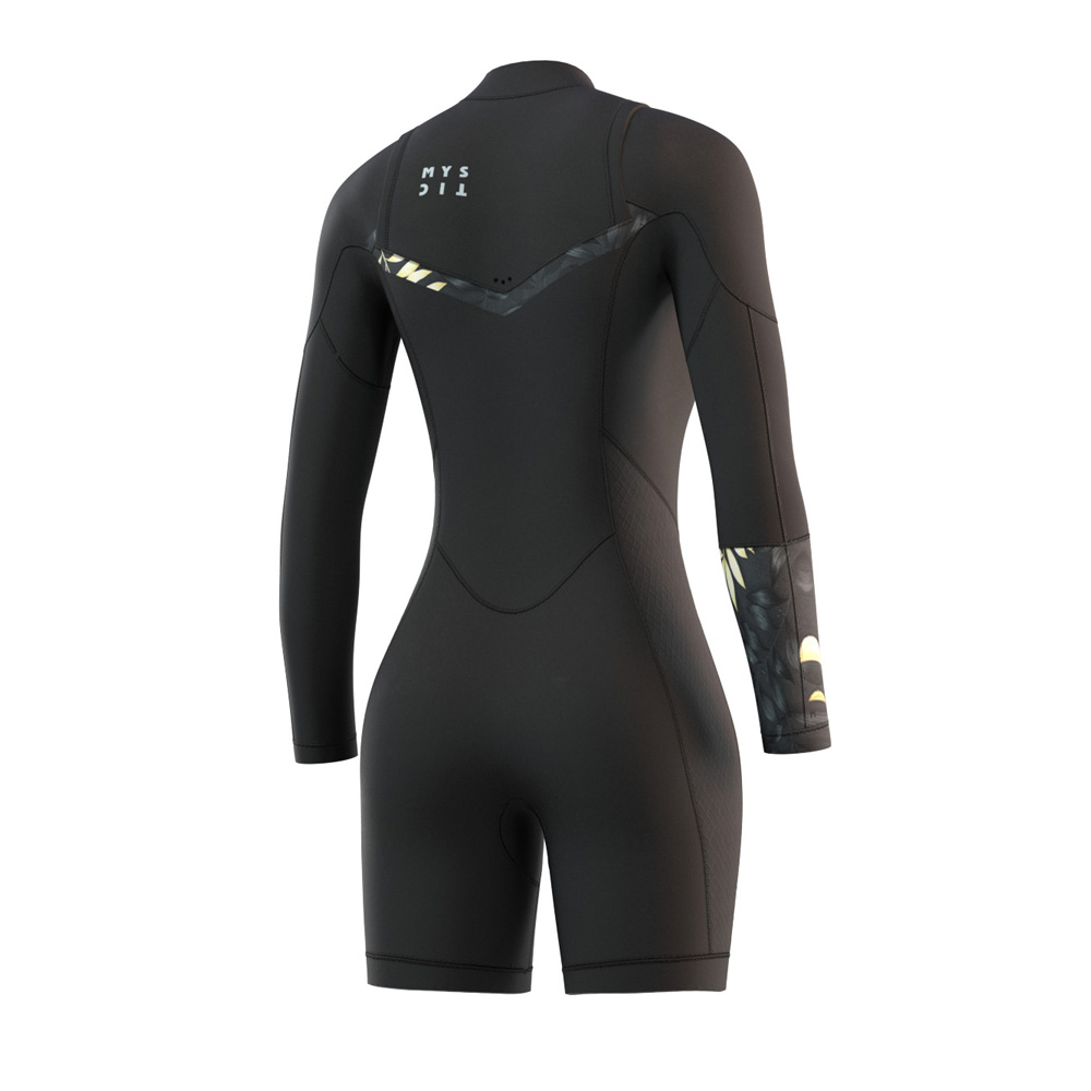 Dazzled Longarm Shorty 3/2mm femme double fermeture noir