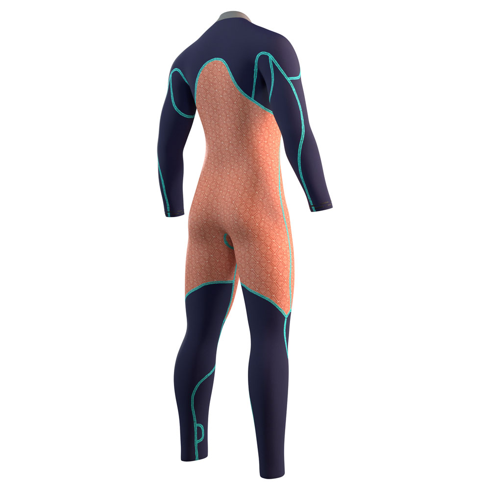 Mystic Majestic fullsuit combinaison homme 4/3mm fermeture avant bleu marine 4