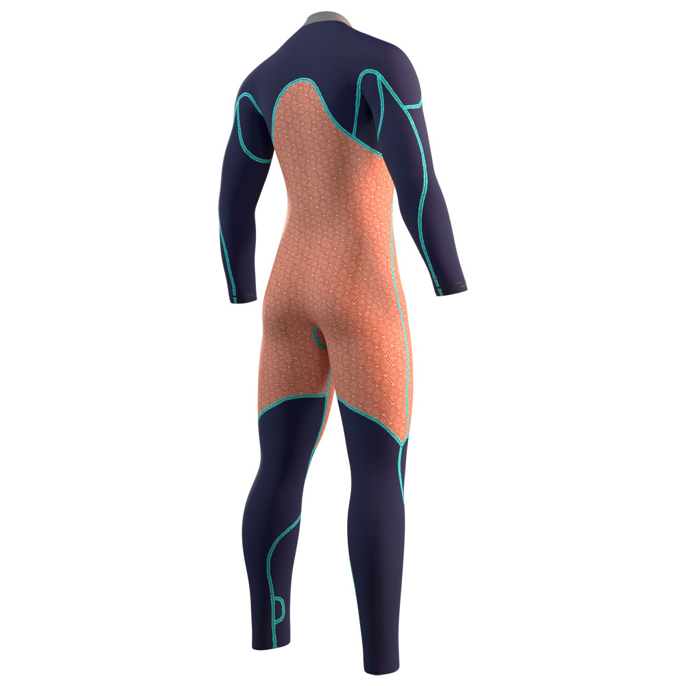 Mystic Majestic fullsuit combinaison homme 4/3mm fermeture avant noir 4
