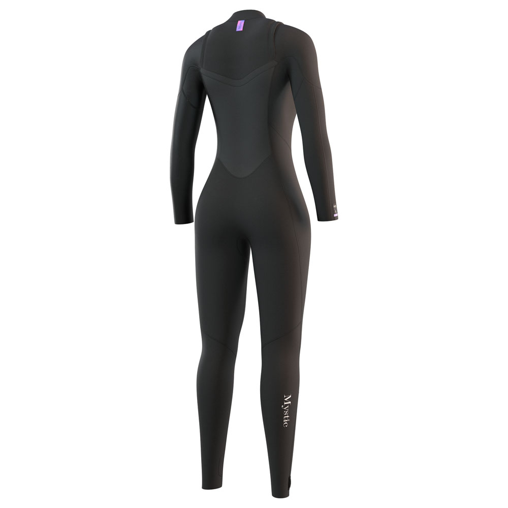 Mystic Jayde fullsuit combinaison femme 4/3mm double fermeture avant noir 2