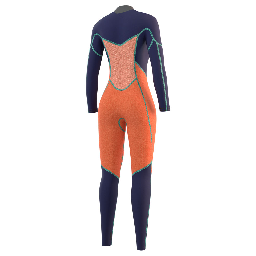 Mystic Jayde fullsuit combinaison femme 4/3mm double fermeture avant noir 4