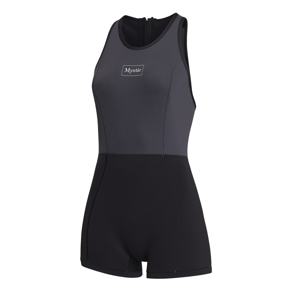 Mystic Lunar Short John combinaison femme 2/2mm noir fermeture dos foto 1