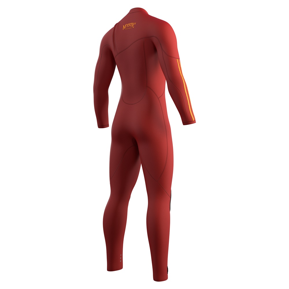 Mystic The One fullsuit combinaison homme 4/3mm Zipfree rouge 2