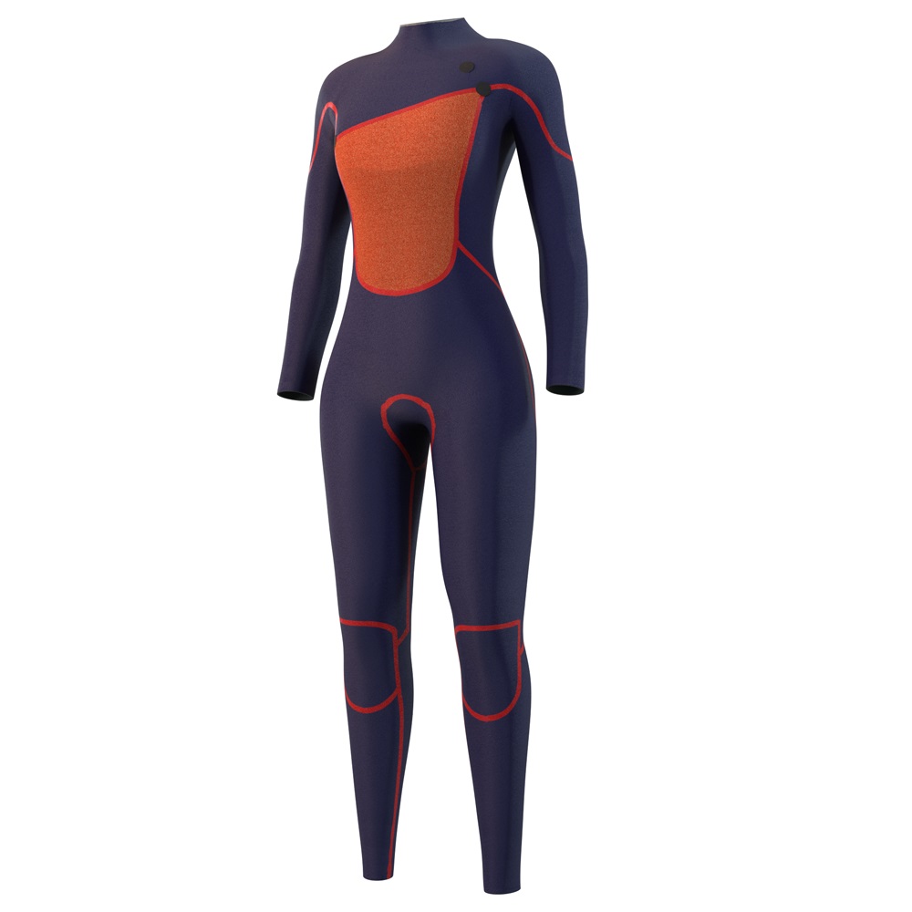 Mystic The One fullsuit wetsuit 4/3mm Zipfree femme noir 3