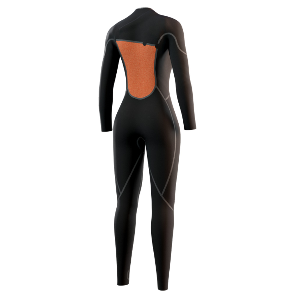 Mystic The One fullsuit 3/2 mm femme noir zipfree 4