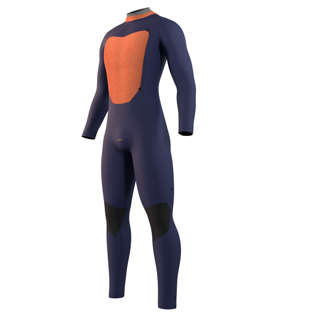 Mystic Star Fullsuit 4/3mm combinaison homme noire avec fermeture dorsale 3