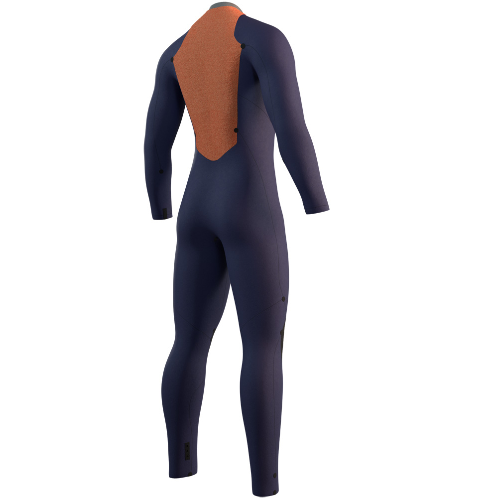 Mystic Star Fullsuit 4/3mm combinaison homme noire avec fermeture dorsale 4