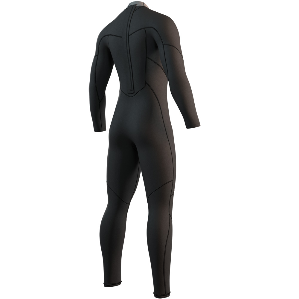 Mystic Brand Fullsuit 3/2mm combinaison homme noire avec fermeture dorsale 4