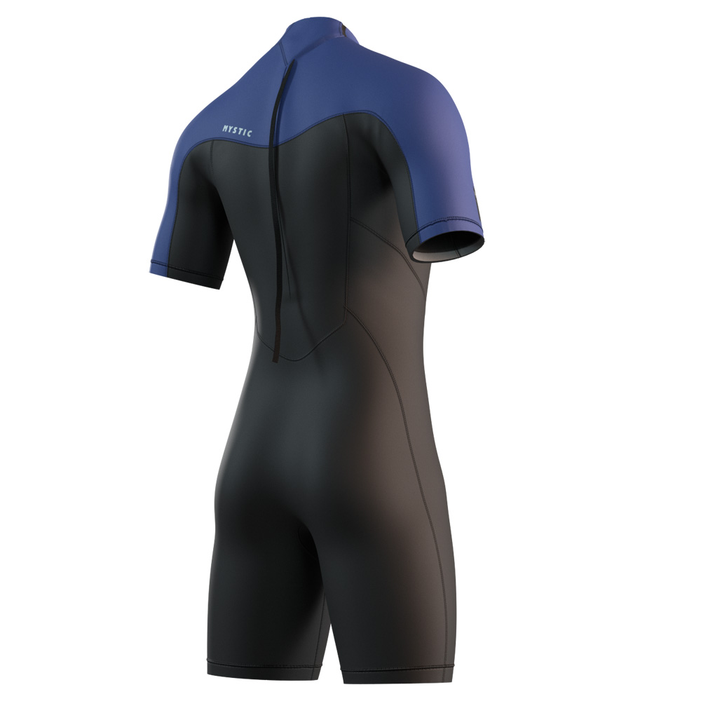 Brand Shorty 3/2mm combinaison homme bleue avec fermeture dorsale