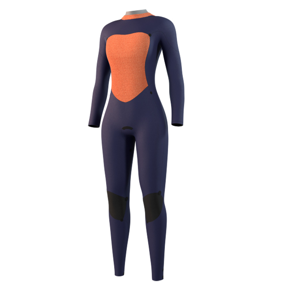 Mystic Star Fullsuit 4/3mm combinaison femme noire avec fermeture dorsale 3