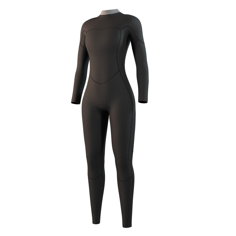 Mystic Brand Fullsuit 3/2 mm combinaison femme noire avec fermeture dorsale 3