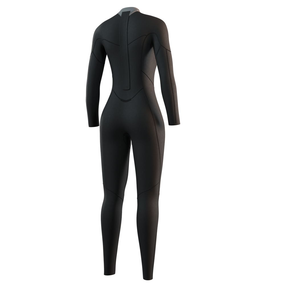 Mystic Brand Fullsuit 3/2 mm combinaison femme noire avec fermeture dorsale 4