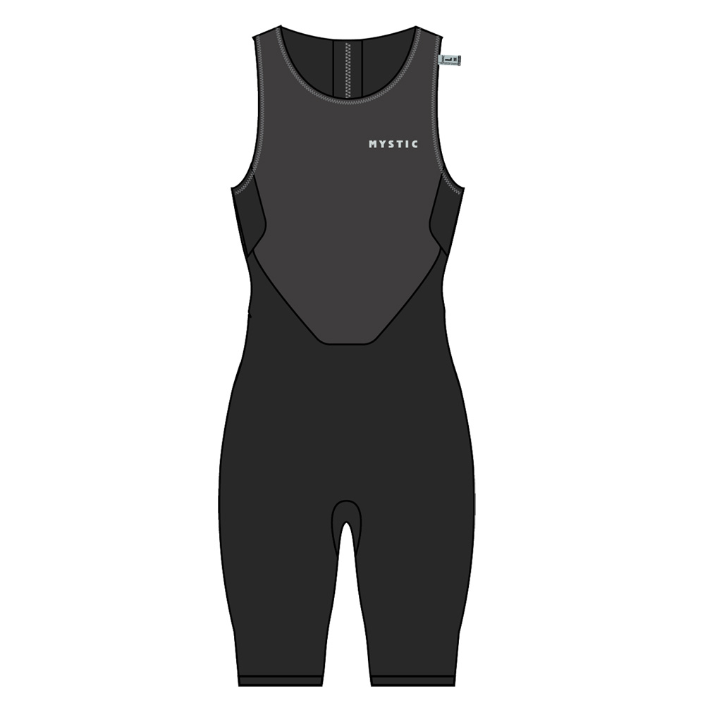 Mystic Short John Surf combinaison homme noire foto 1