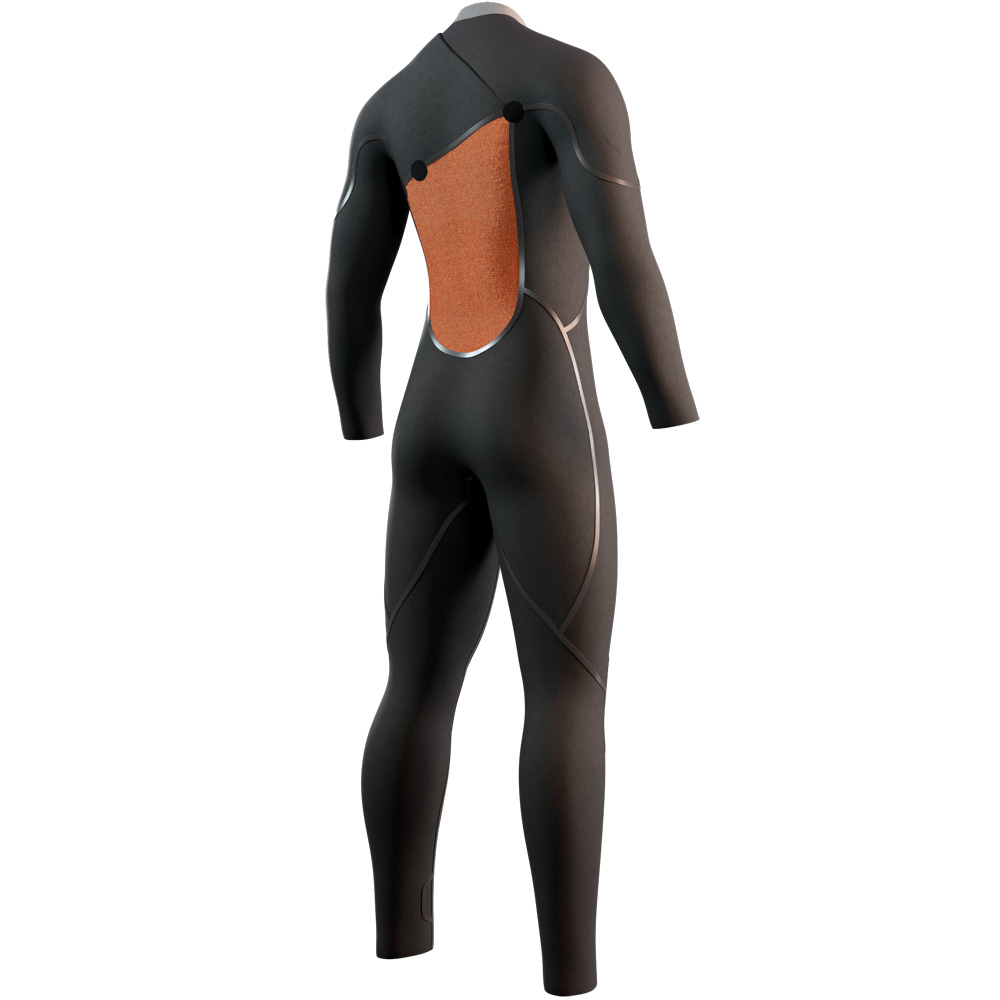 Mystic The One fullsuit 4/3 mm zipfree homme vert 4