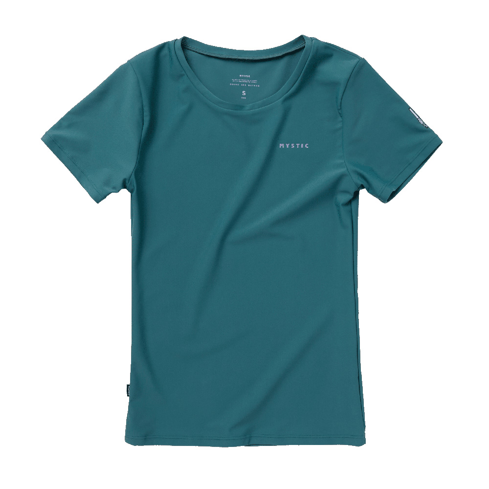 Star rash guard manches courtes femme bleu