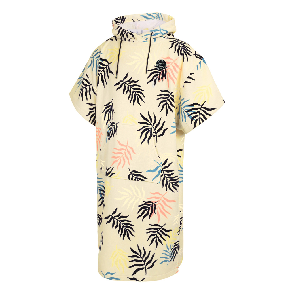Mystic Poncho Velours AOP jaune pastel foto 1