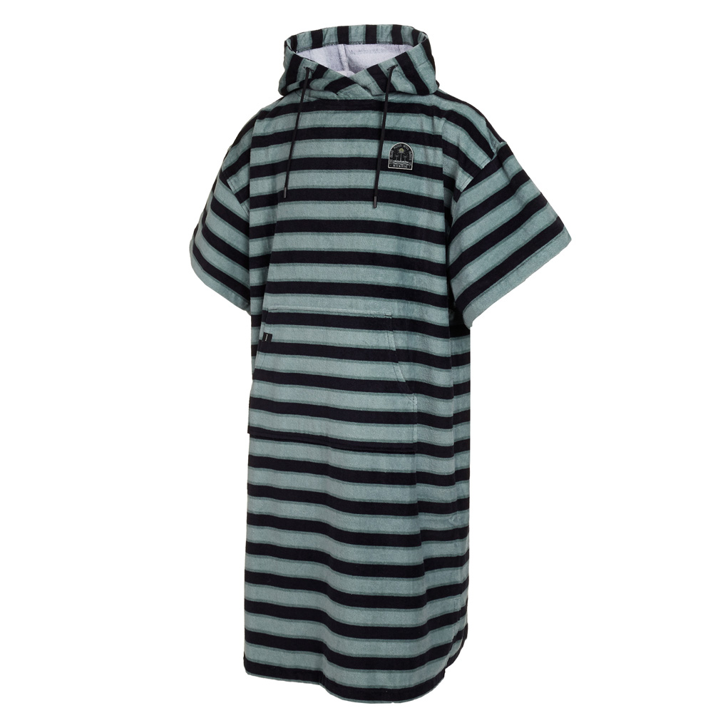 Mystic Poncho Velours AOP unisexe gris bleu foto 1