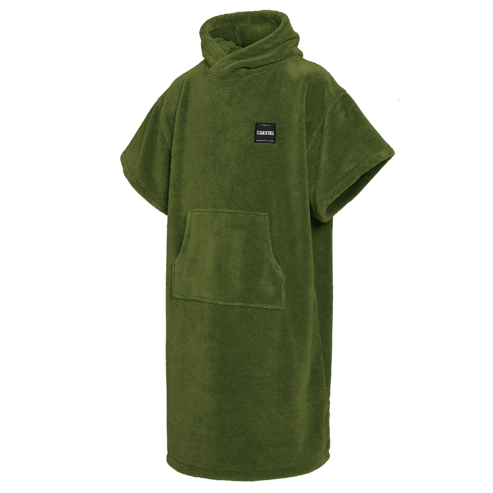Teddy poncho vert mousse