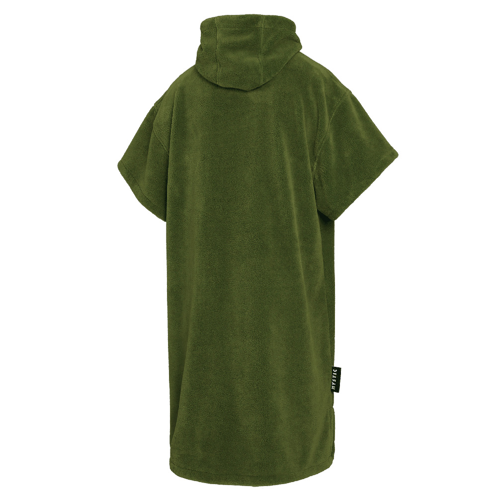 Teddy poncho vert mousse