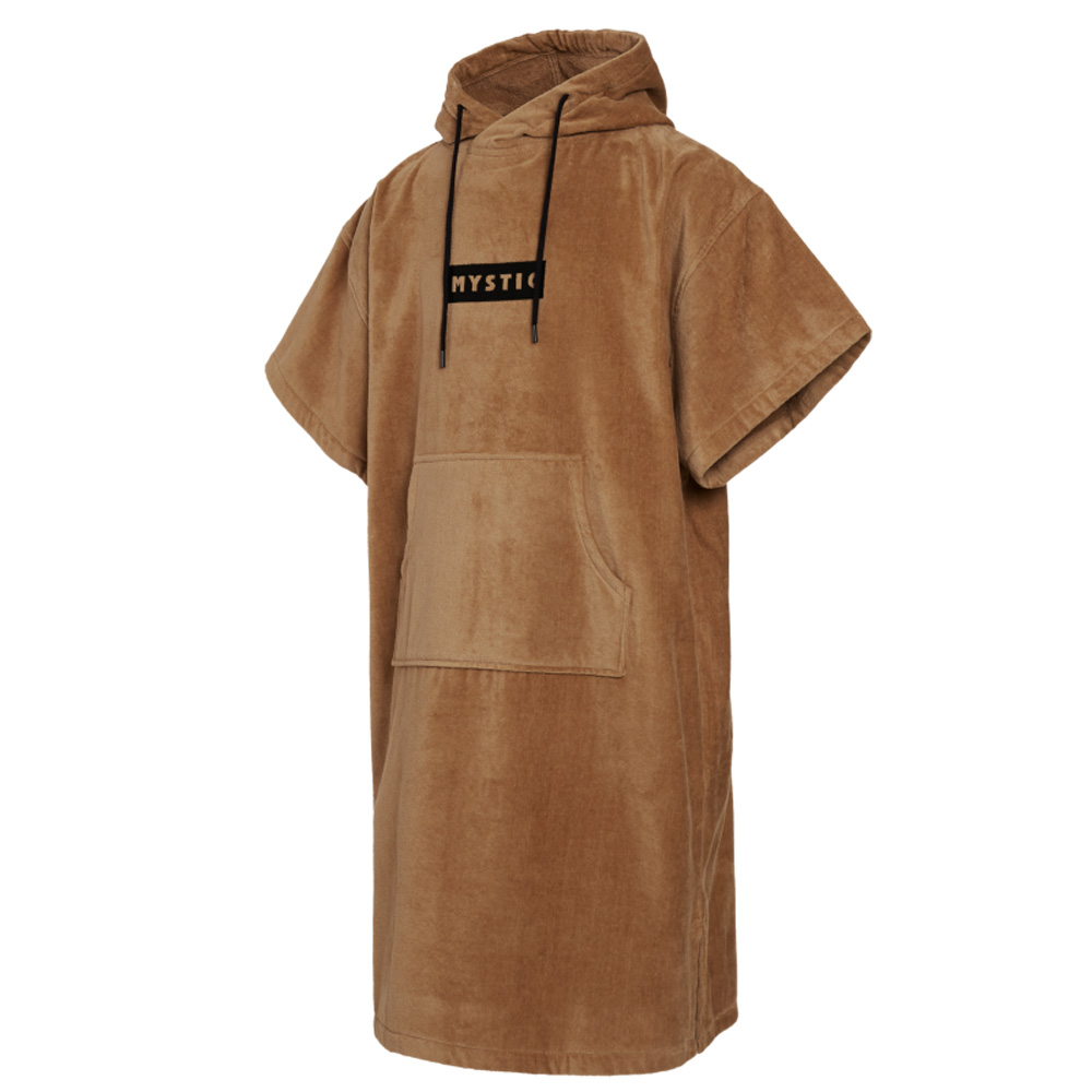Cotton Deluxe poncho brun