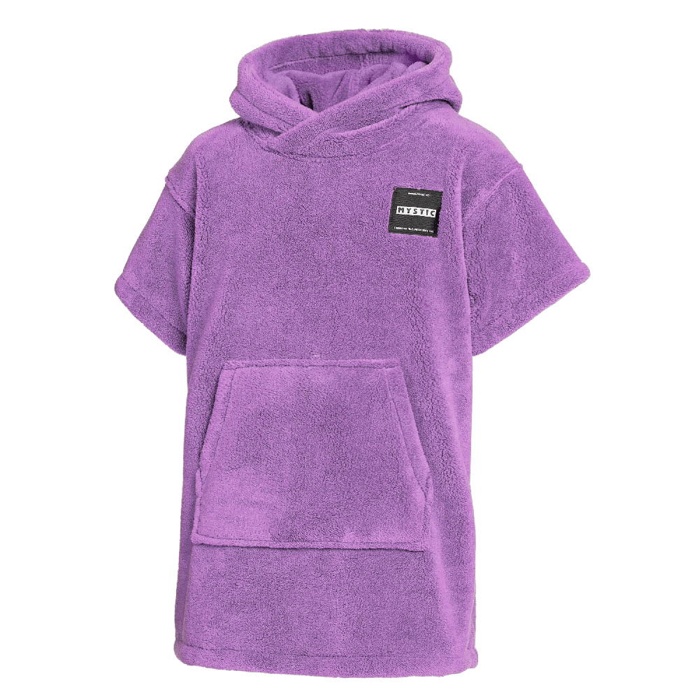 Teddy poncho enfant violet