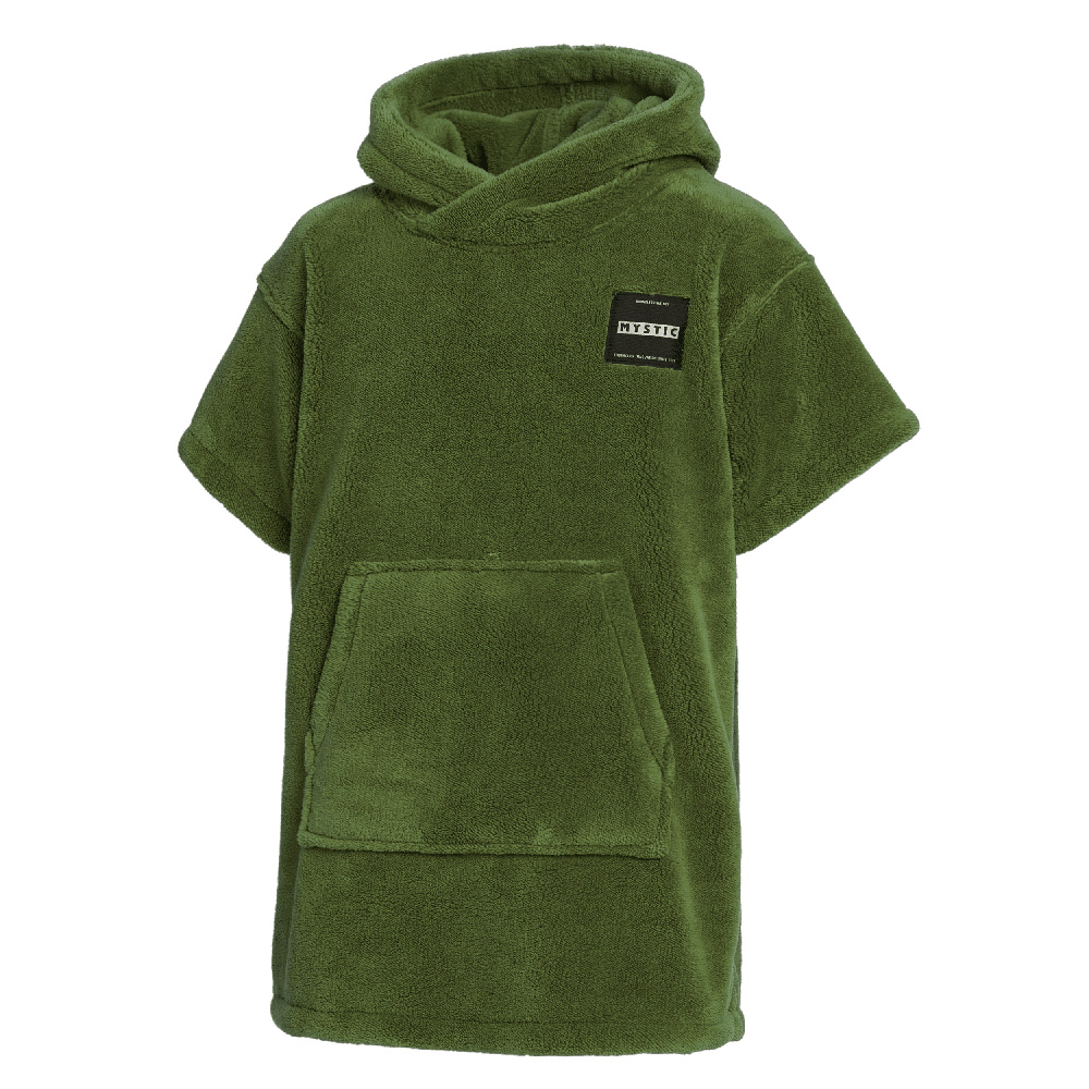 Teddy poncho enfant vert