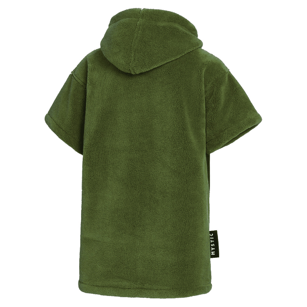 Teddy poncho enfant vert