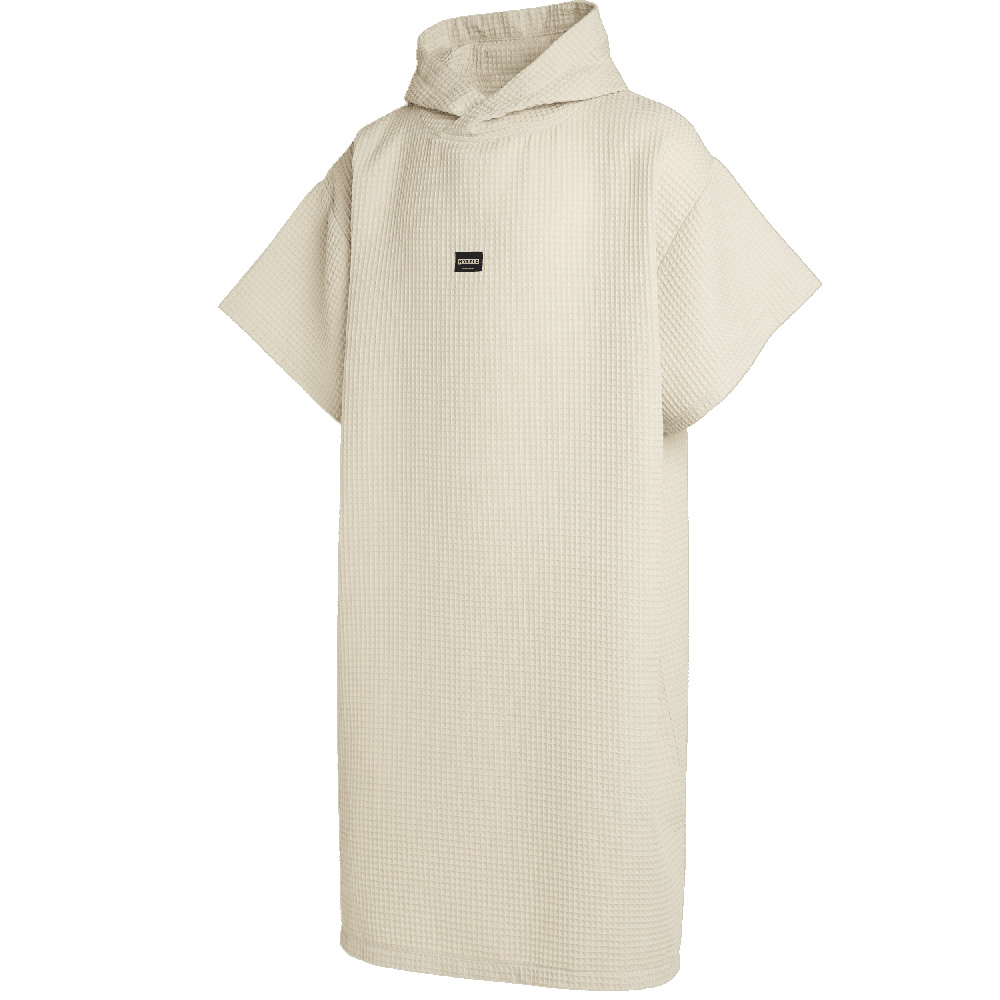 Waffle poncho sable