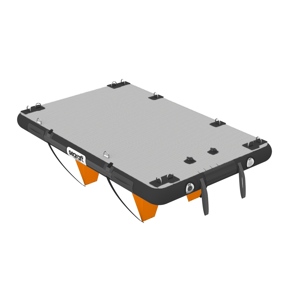 Diamond deck noir small plateforme gonflable