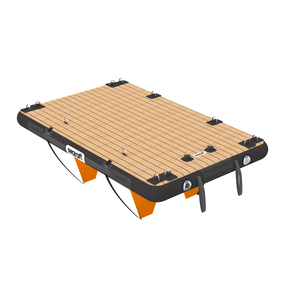 Teak deck noir small plateforme gonflable