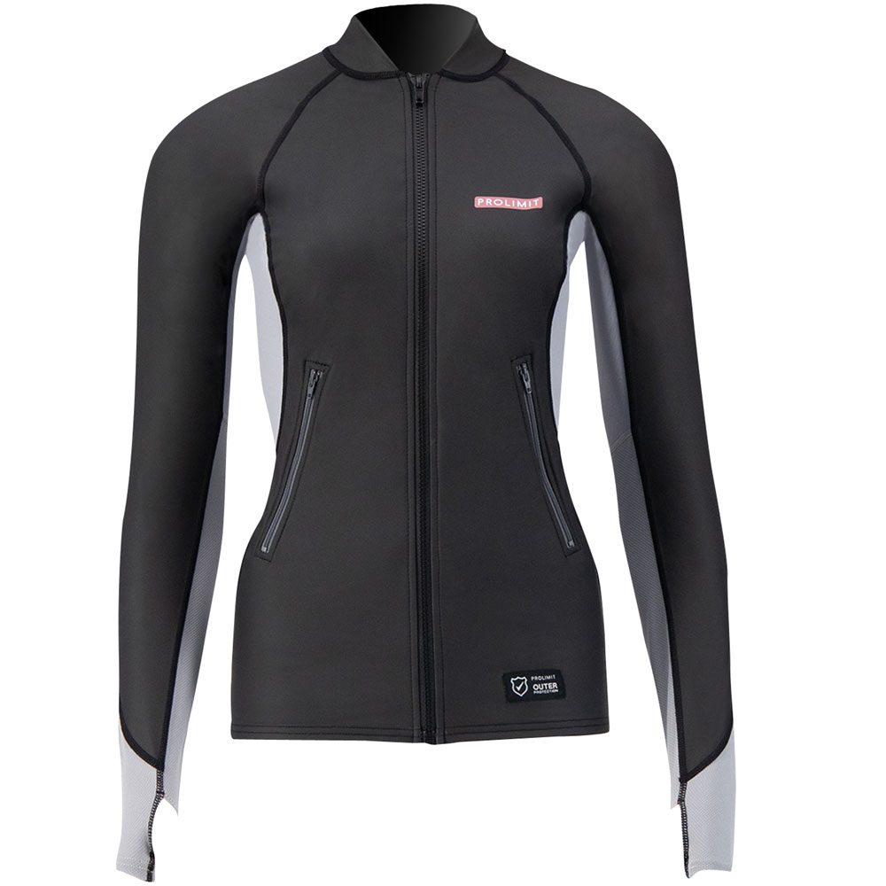 Prolimit Sup top femme loosefit 1.5mm noir/gris foto 1