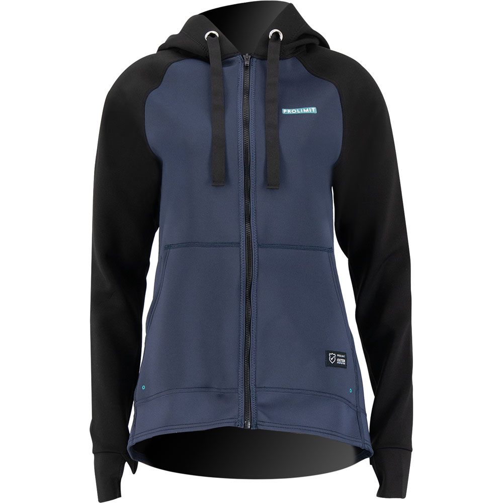Prolimit sup sweat à capuche pour femmes 1,5 mm noir foto 1