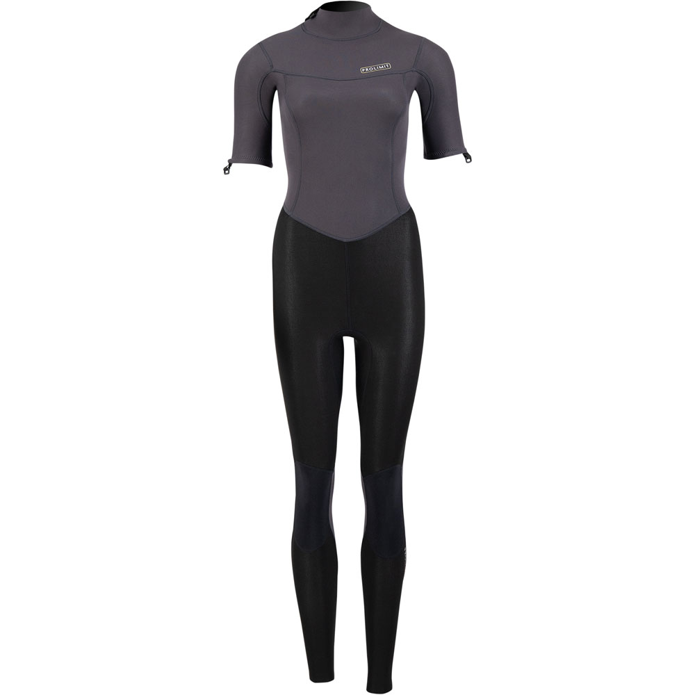 Edge fullsuit 3/2 avec manches amovibles backzip combinaison femme noire