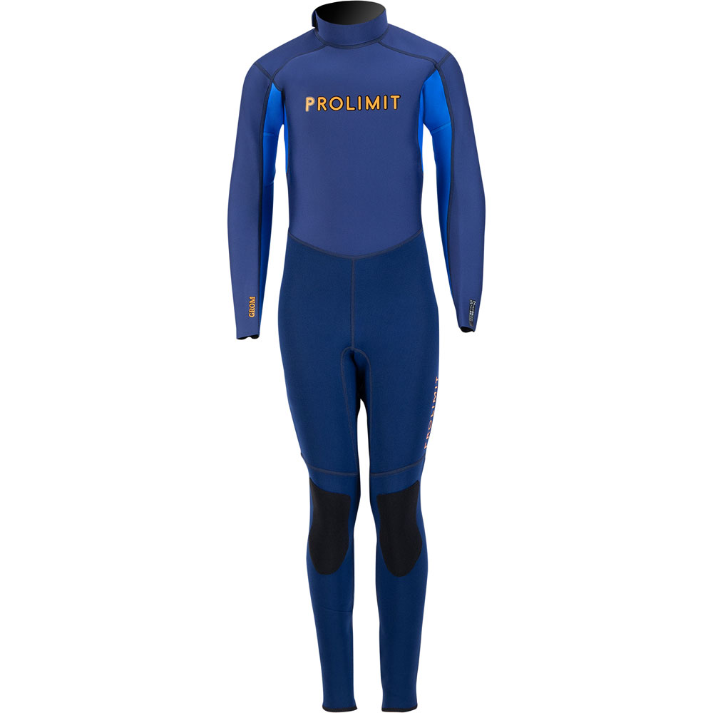Grommet fullsuit 3/2 backzip combinaison enfant orange/bleu