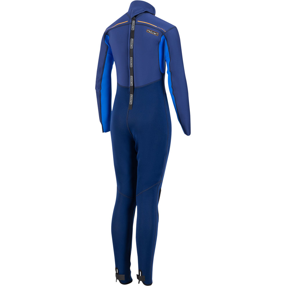 Grommet fullsuit 3/2 backzip combinaison enfant orange/bleu