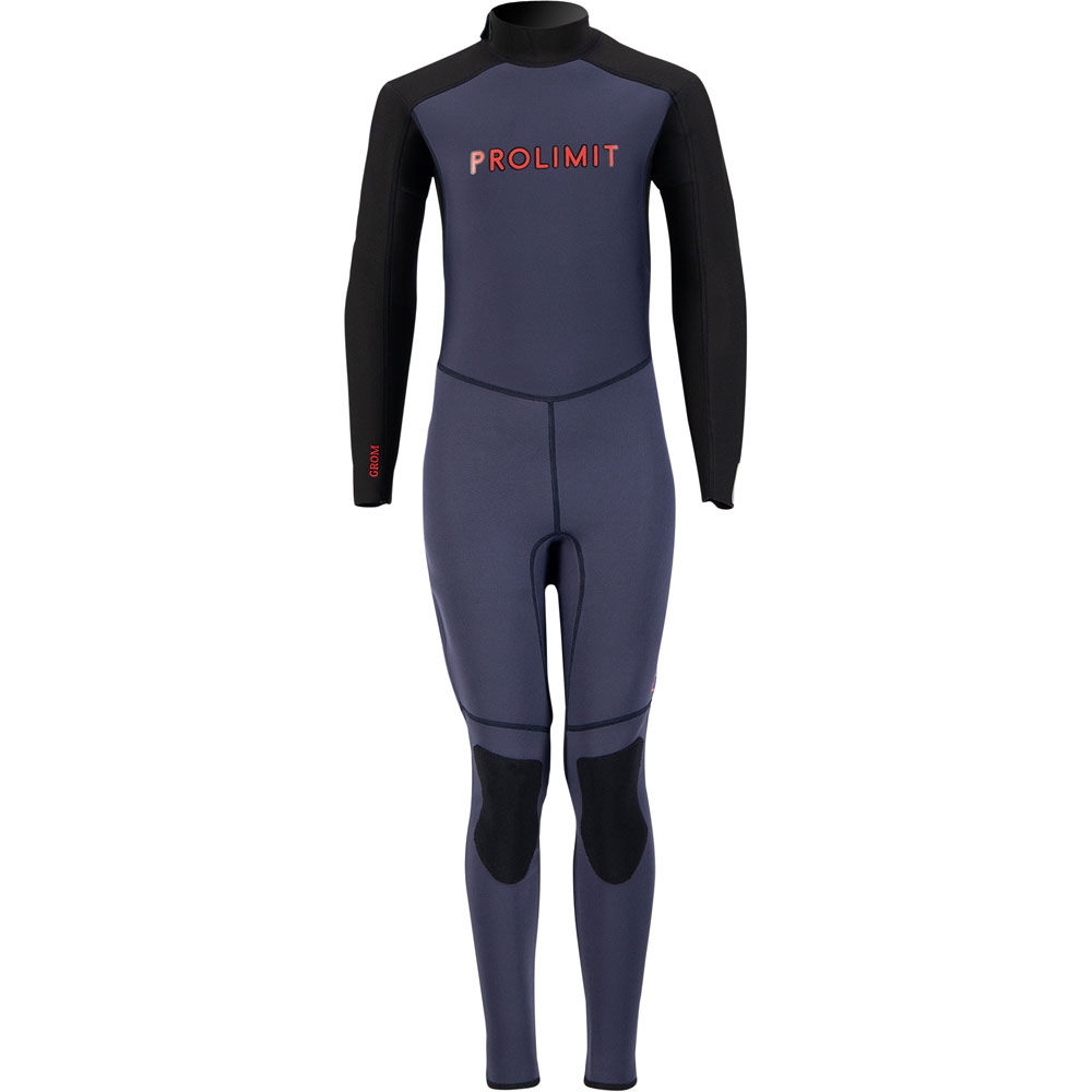 Grommet fullsuit 3/2 backzip combinaison enfant bleu/rouge