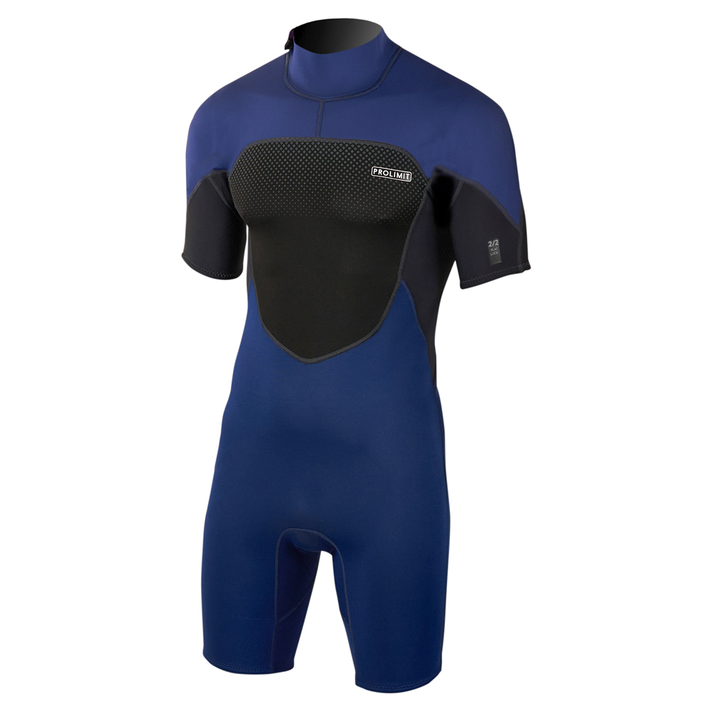 Prolimit Fusion shorty 2/2 mm backzip combinaison homme navy 2