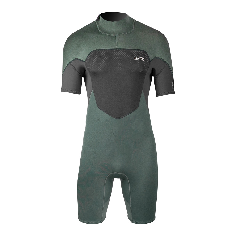 Prolimit Fusion shorty 2/2 mm fermeture dos vert/teal 3