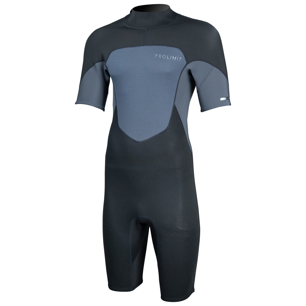 Fusion shorty homme noir fermeture dos 2/2 mm