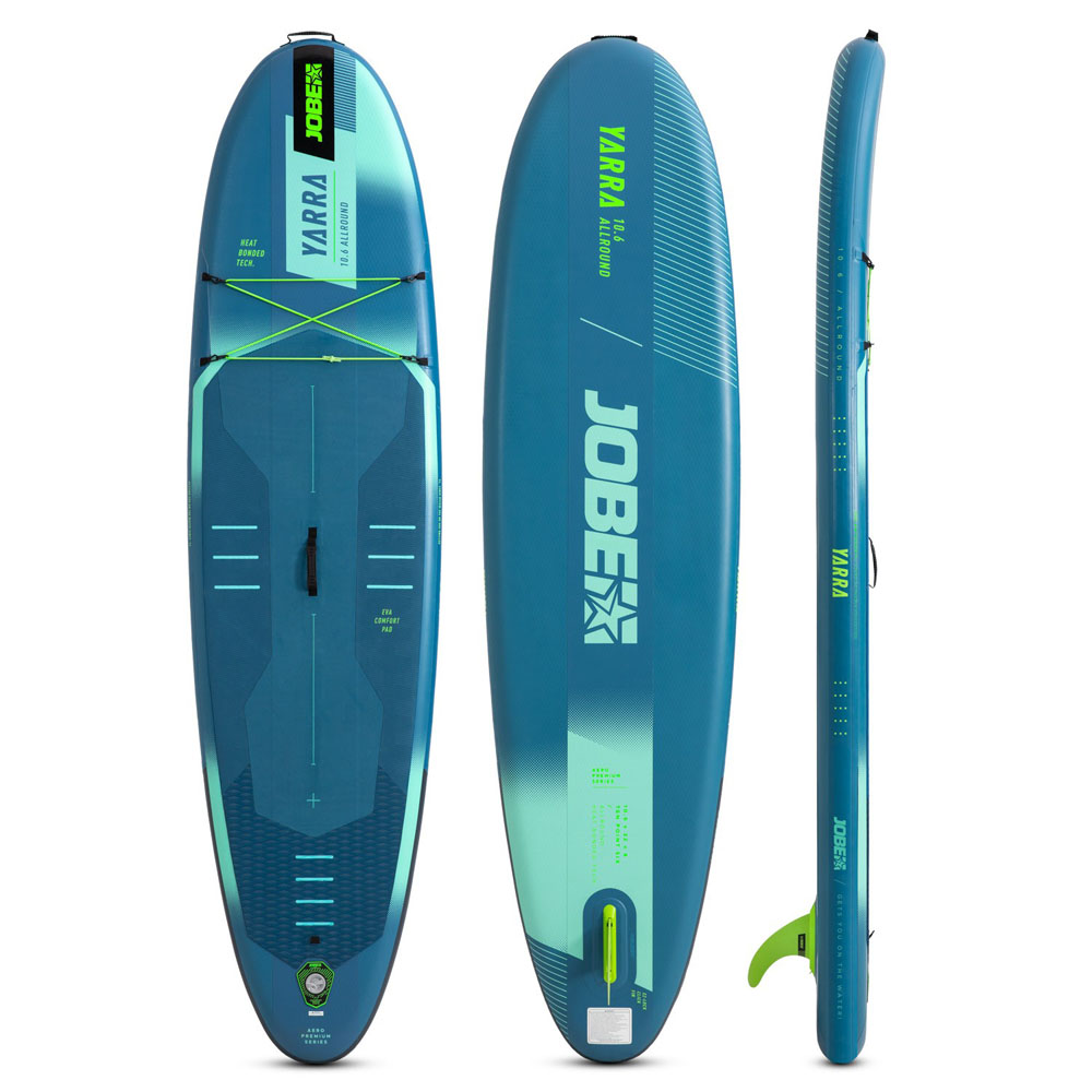 Jobe Yarra 10.6 ensemble de sup gonflable bleu 2