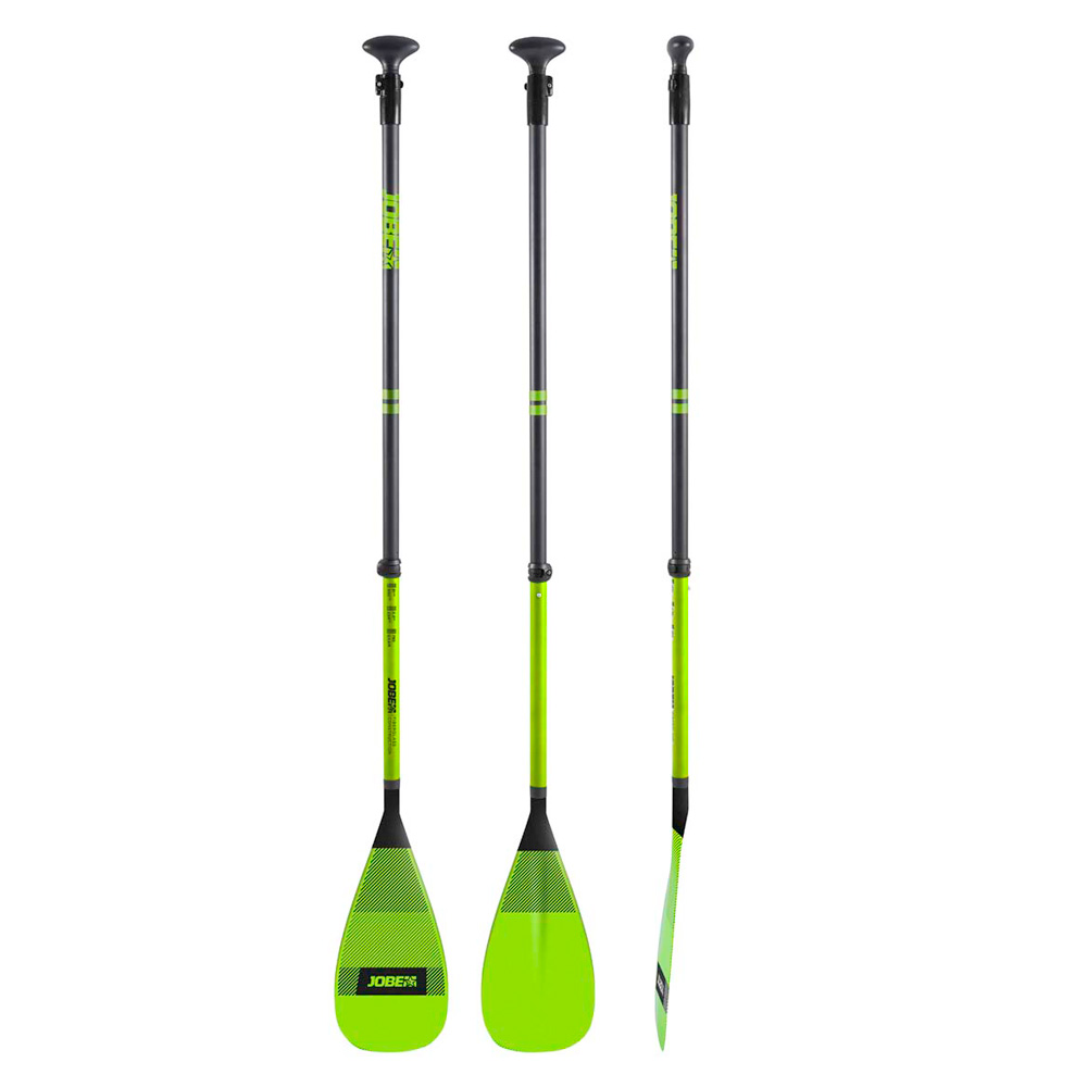 Jobe Pagaie SUP fibre de verre 3 pièces vert citron foto 1