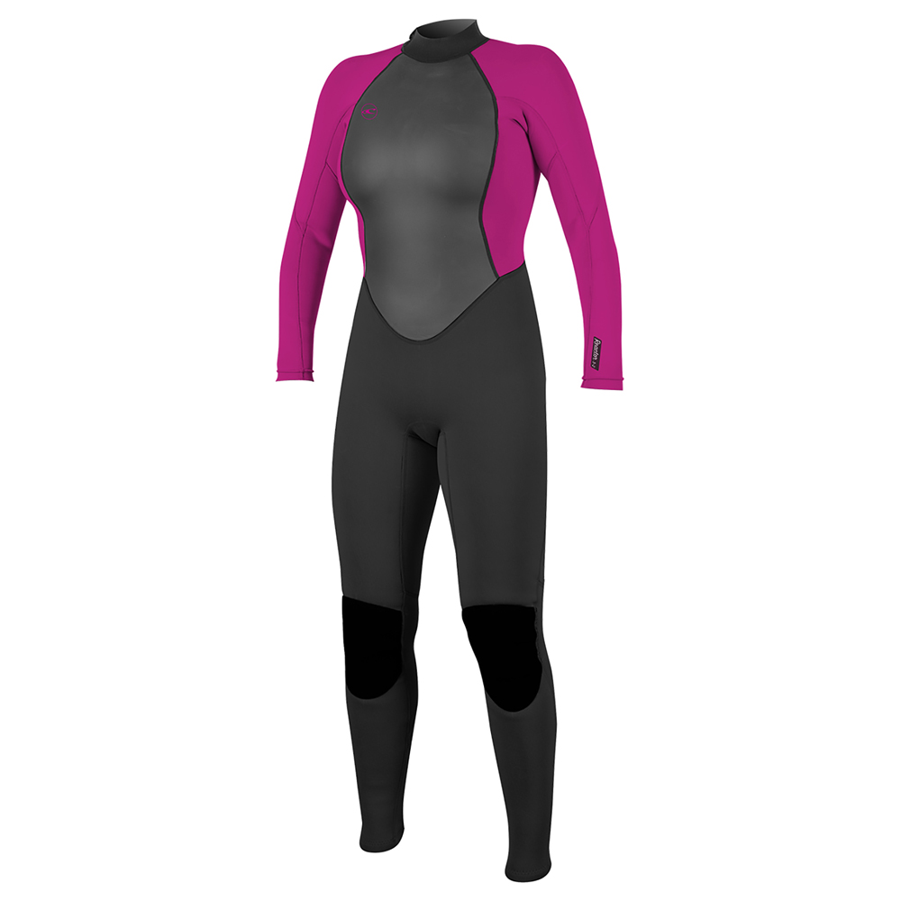 Oneill Reactor-2 3/2mm fullsuit femme noir/rose fermeture dos foto 1